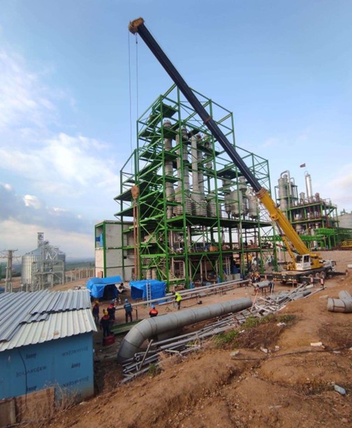 Green Energy Dryer Tesisi Borulama Montajı