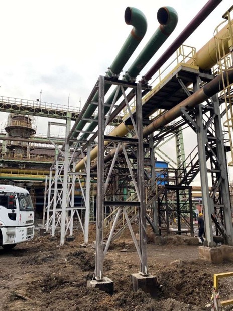 İsdemir Kok Yan Ürünler Tesisi Amonyak Kolonu Yapılması